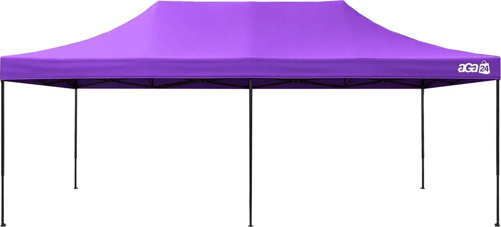 Grand abri de jardin 3x6 m Violet Aga Stand pour vos repas de famille