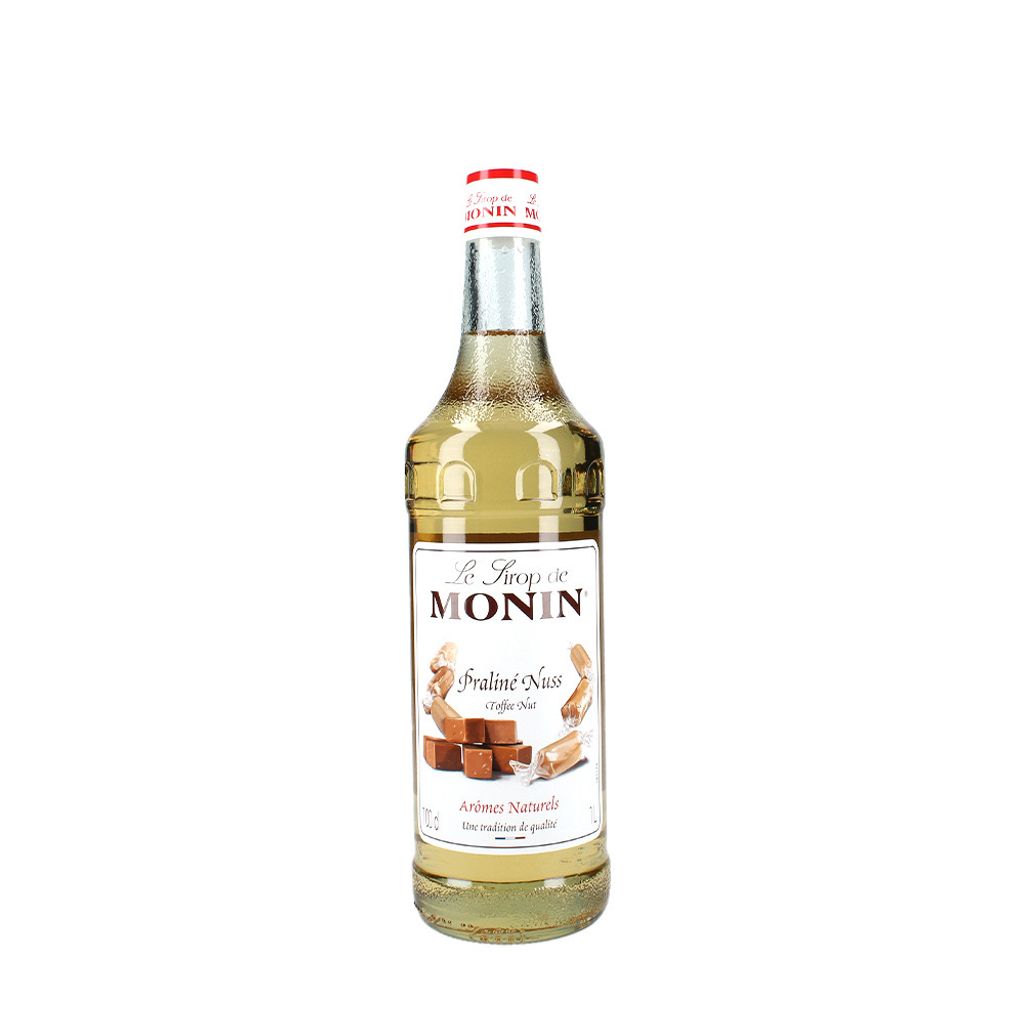 Monin Praline-Nuss Sirup mit feinem Karamell Geschmack Produktbild 