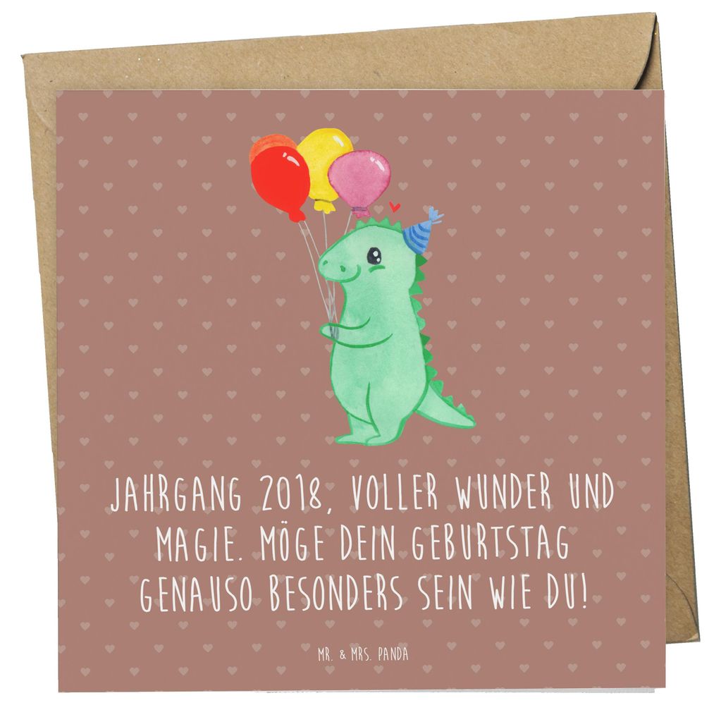 Mr. & Mrs. Panda Grußkarte 2018 Geburtstag - Braun Pastell - Geschenk, Geburtstagswünsche, Jubiläum, Happy Birthday, doppelkarte, anlasskarte, G...