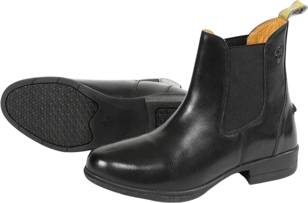 Moretta - "Lucilla" Jodhpur-Reitstiefeletten für Kinder, Leder ER2256 (32 EU) (Schwarz)