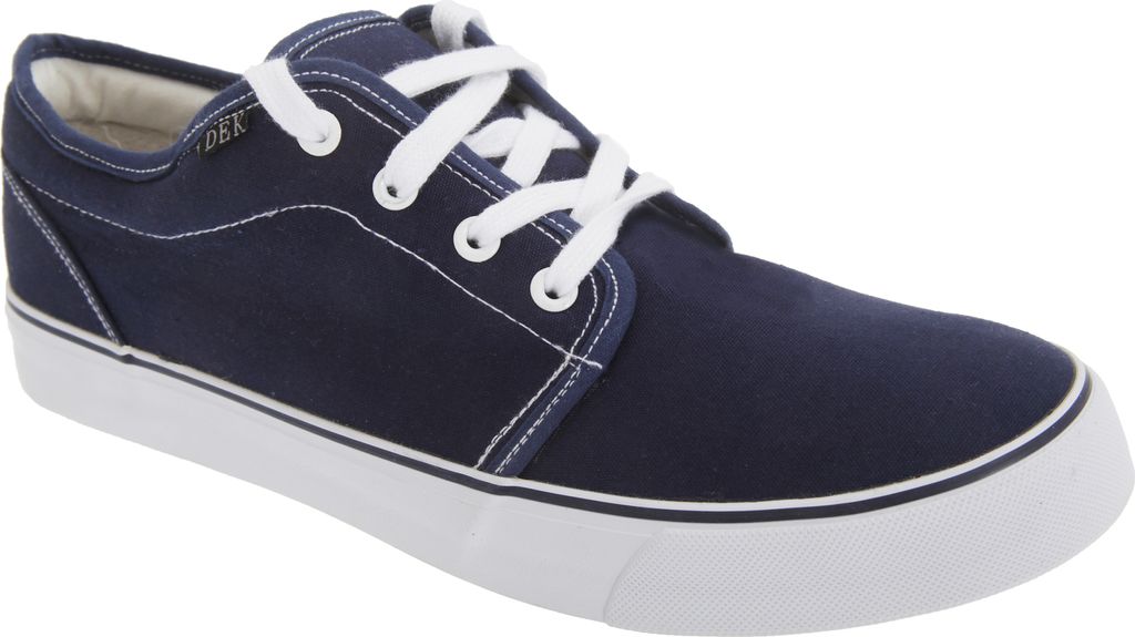 Dek Herren Leinen Deck Schuhe DF709 (45,5 EU) (Marineblau)