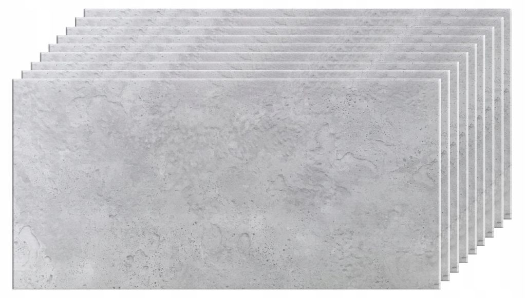 DECCART | 3D-Wandpaneele Modell 6914 XL | Dekorative Wandpaneele aus Polystyrol | 100 x 50 cm | 20 Stück / 10 m² | Moderner geometrischer Stil