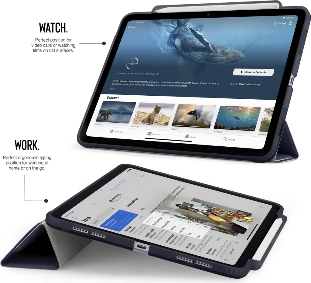 Étui Origami iPad Pro 11 M4 Pipetto No3 - Support Multi-angle et Durable - 8