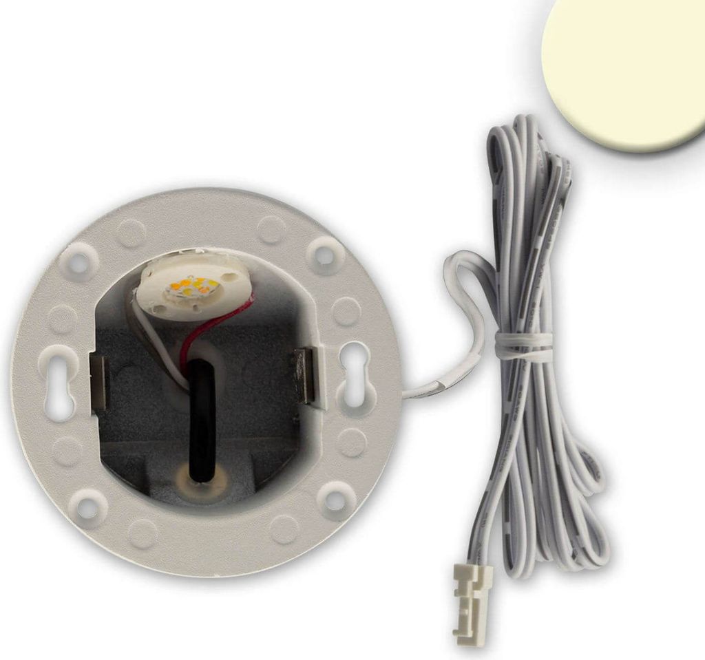 ISOLED LED Wandeinbauleuchte Sys-Wall68 MiniAMP 24V, 3W, 3000K, inkl. Einputzdose (exkl. Cover)