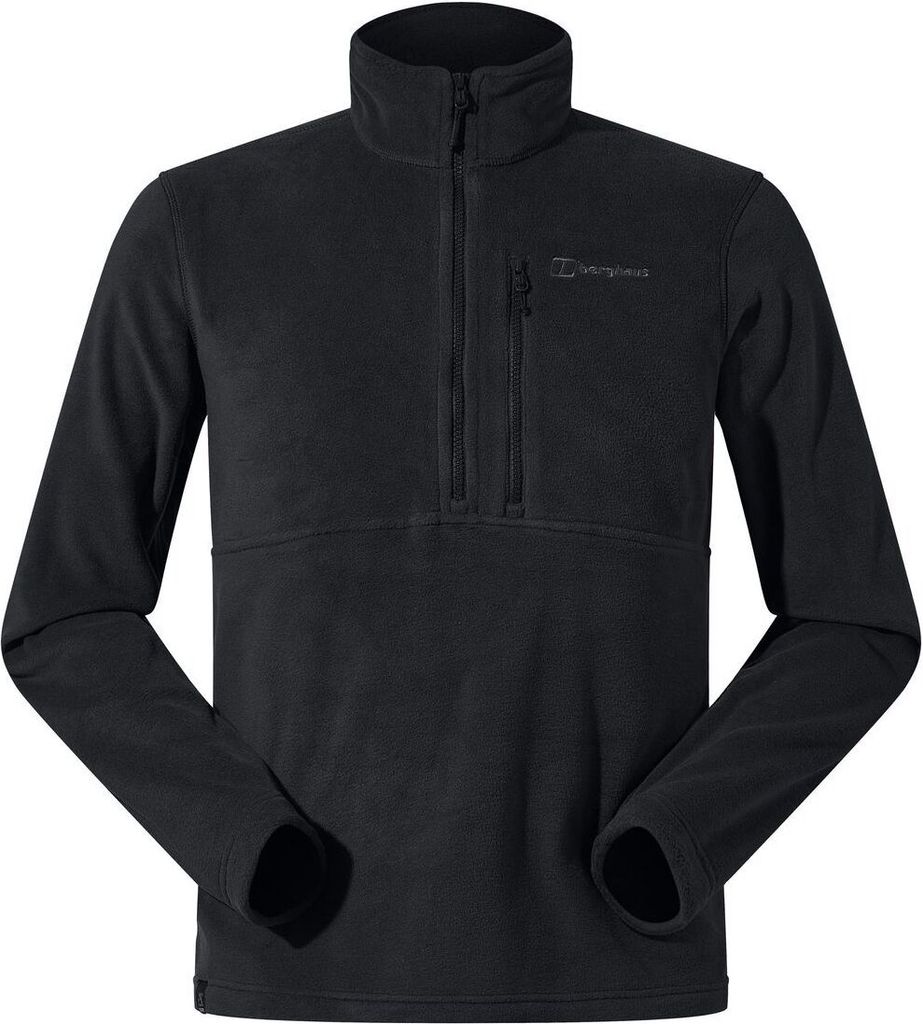 Prism Half-Zip Polartec-Fleece, Herren Mid Layer-Fleece, S (48), BLACK/BLACK, Berghaus