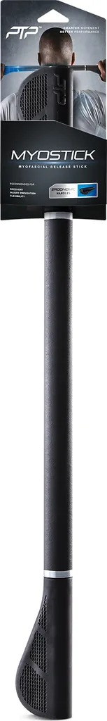 Récupération musculaire bâton MYOSTICK PTP noir pour sportifs et pro