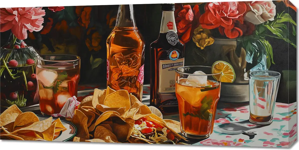 Quadro 100x50cm Sapori dal Messico