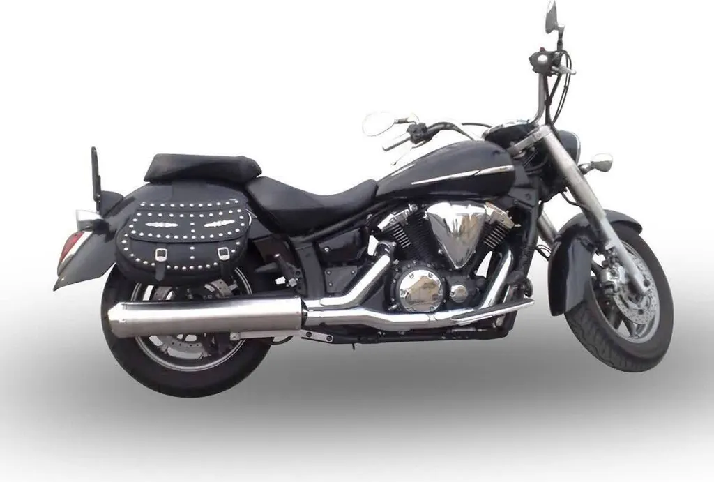 Pot GPR Ovale en Acier Inox Yamaha XVS 1300 Midnight Star Résistant