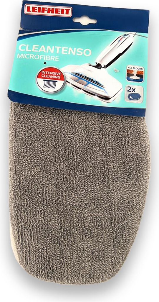 Leifheit Ersatzbezüge-Set für Dampfreiniger CleanTenso Grau Produktbild 