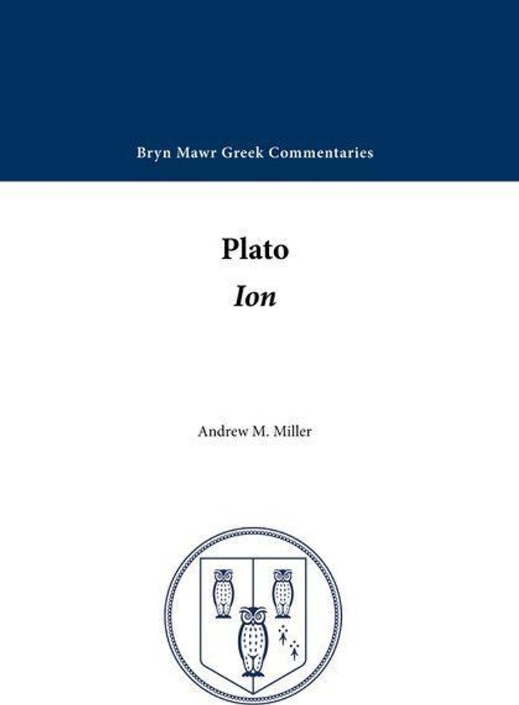 Platos Ion – Lingua: Inglese