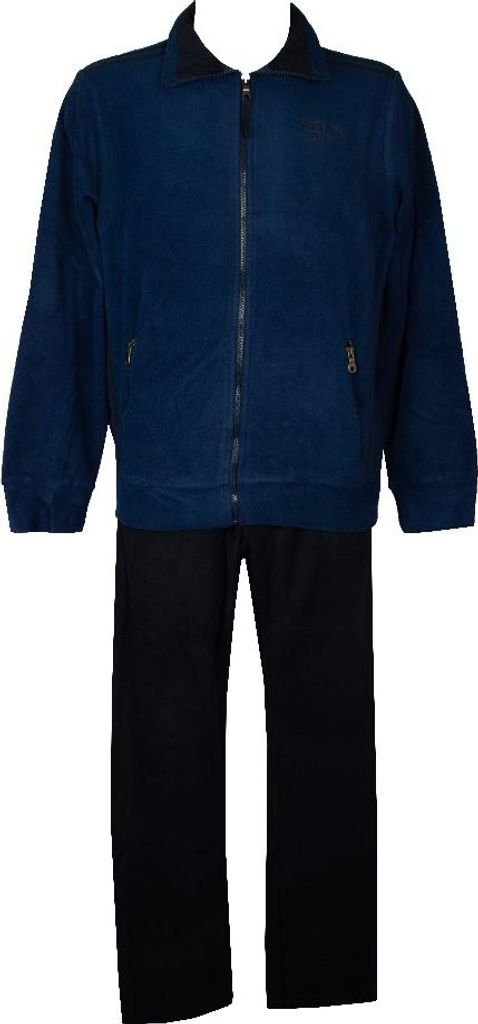 DYNAMIC F.LLI CAMPAGNOLO Herren-Trainingsanzug, kompletter Winter-Freizeit-Offener Fleece mit Reißverschluss und Taschen Art. 8Z77483, XL, Poliest...