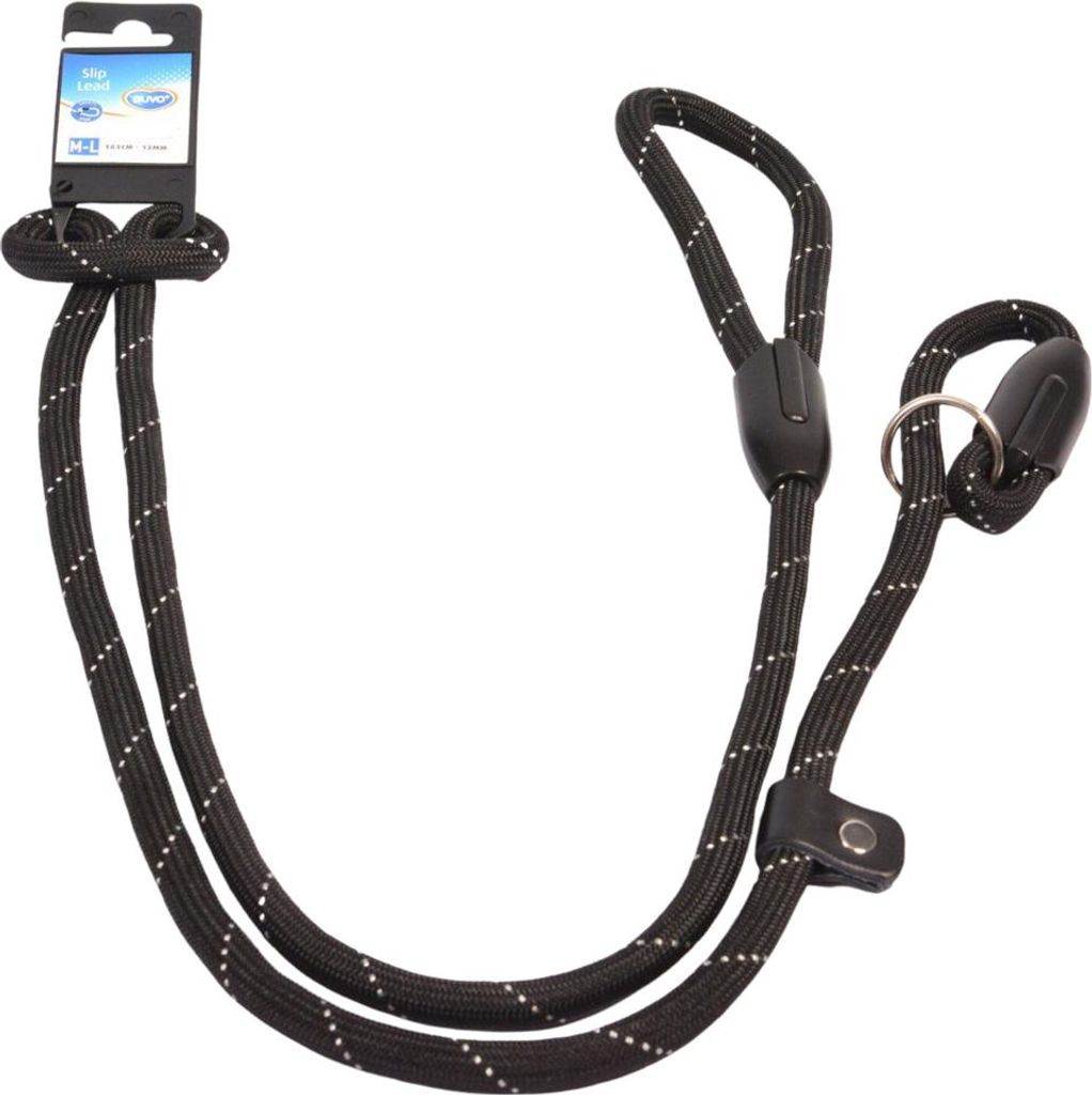 Duvo+ Würgeleine schwarz, Maße: 183 cm / 10 mm