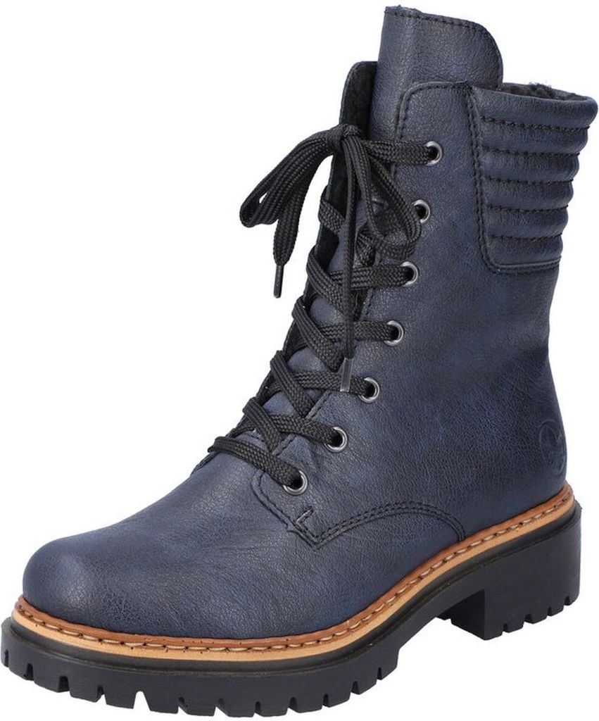 Rieker Damen Stiefelette profilierte Plateausohle Produktbild 