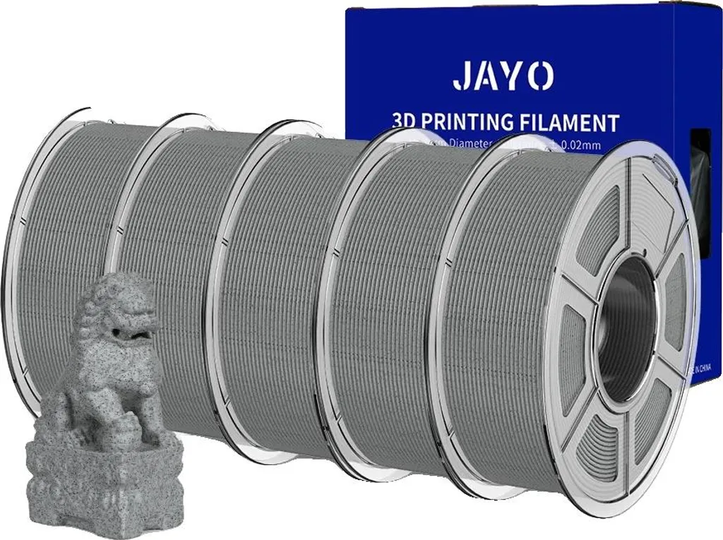 Filamento 3D Alta Velocità Grigio Cenere - PLA Pro Senza Bolle 1.75mm