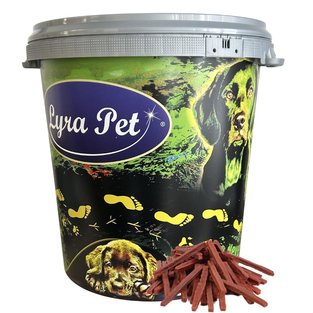 5 kg Lyra Pet Lammdörrfleisch in 30 L Tonne