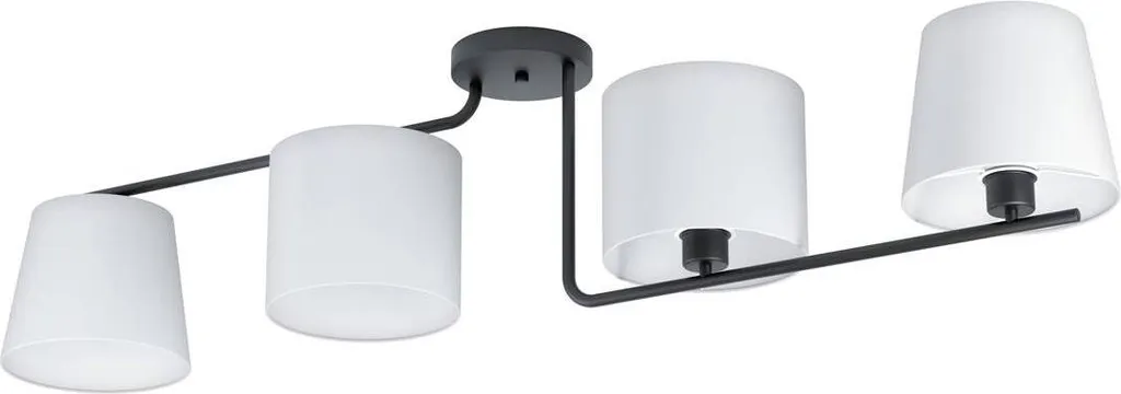 Plafonnier Design MAROJALES 1 Noir pour Éclairage Large et Puissant