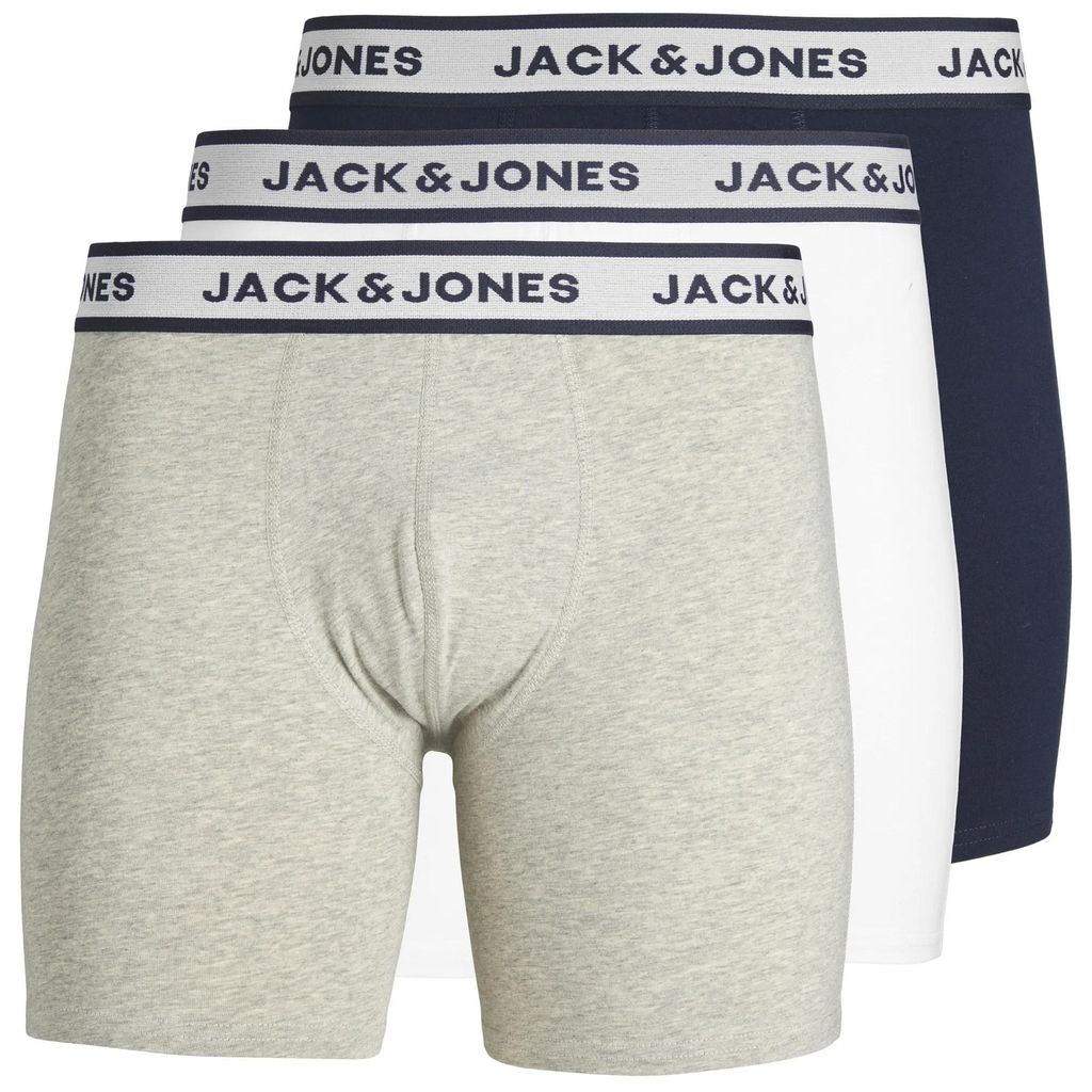 Jack & Jones Solid Boxershorts Herren Plussize (3-pack)