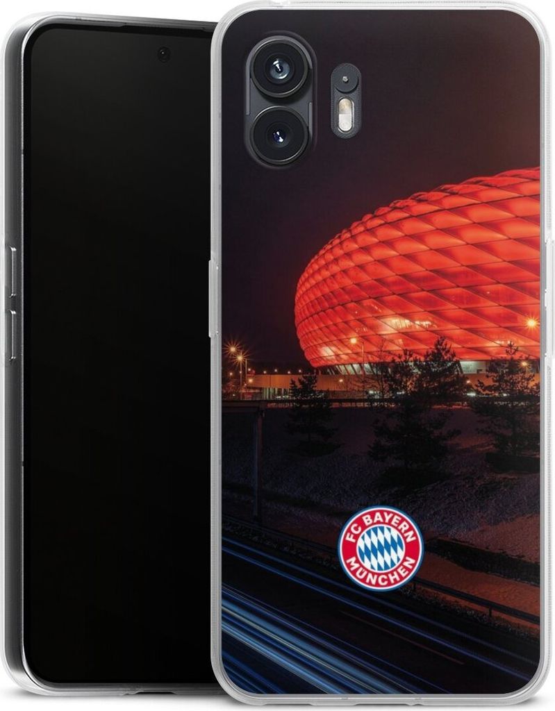 DeinDesign Handyhülle für Nothing Phone 2 Silikon Hülle Case Smartphone Schutzhülle FC Bayern München FCB Stadion