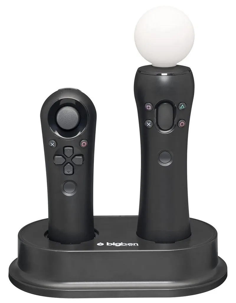 Chargeur double Bigben pour PS3 Move - Station de recharge manette