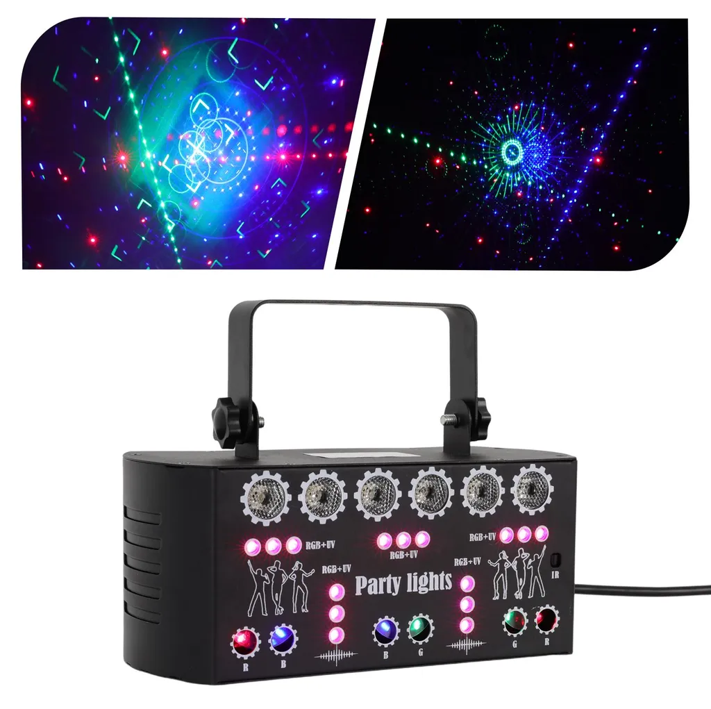 Éclairage Disco LED pour Fête à Domicile avec Prise UE et Télécommande - 4