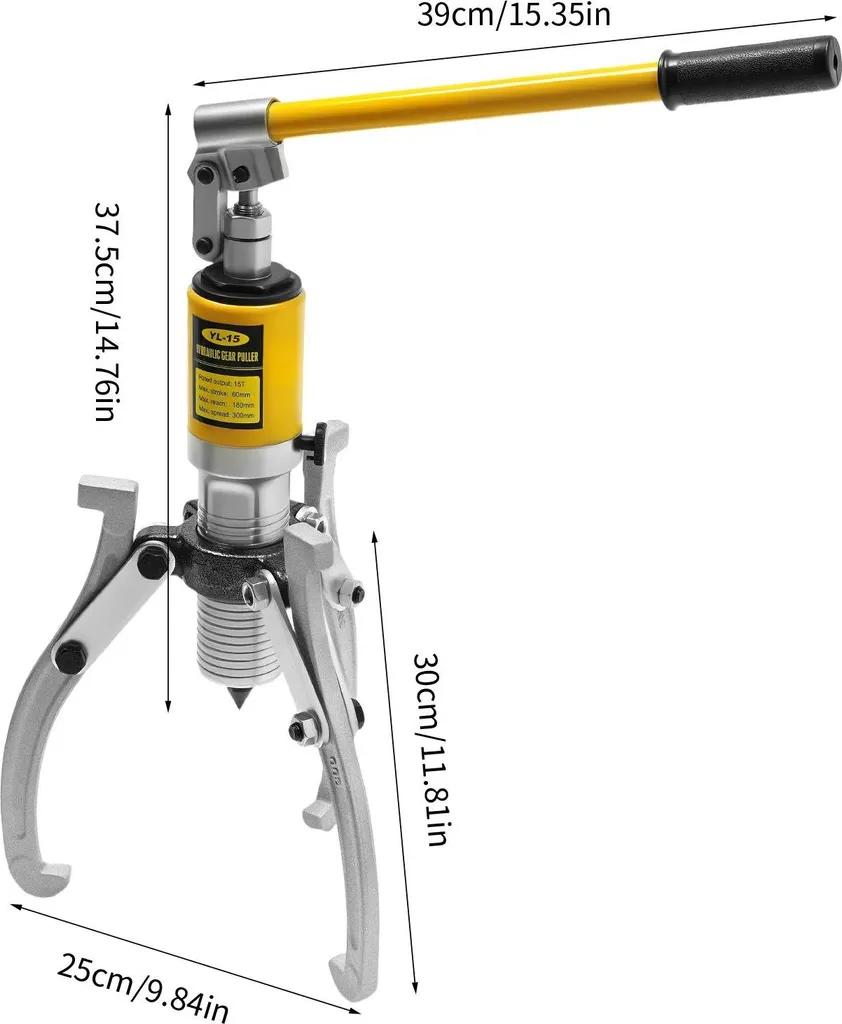 Extracteur hydraulique de moyeu de roue pour entretien auto et garage