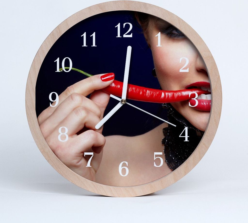 Holzuhr 20fi cm wanduhr - Pfeffer Küche