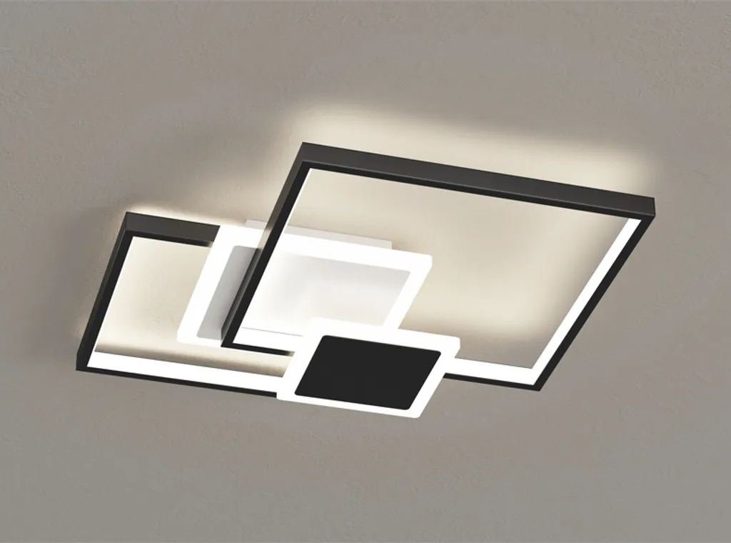 Plafonnier LED Salon et Chambre 45cm Éclairage Variable avec Télécommande - 5