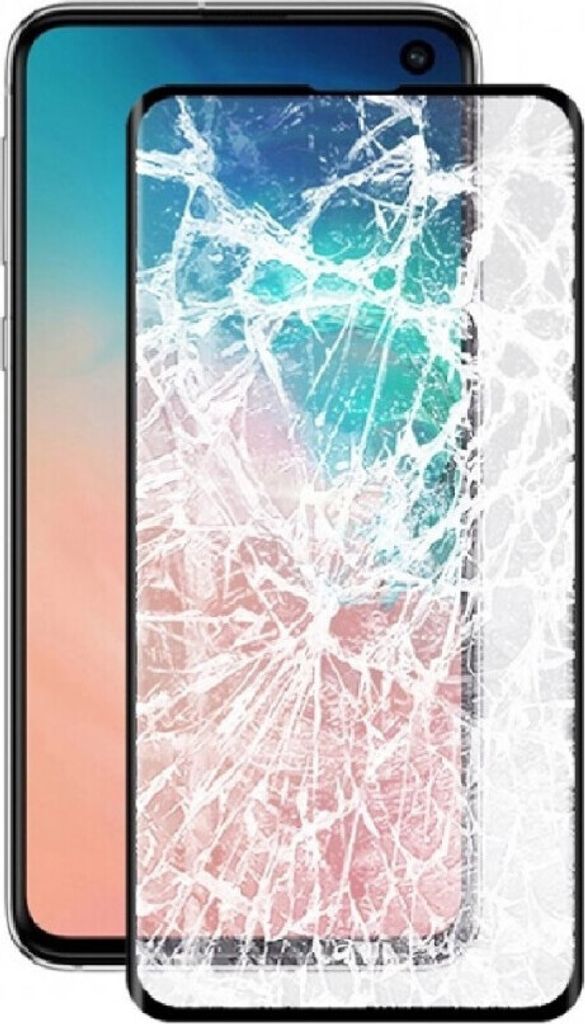4x 9H Hartglas für Samsung Galaxy S10e FULL COVER Displayschutz Schutzglas SW Schutzfolie Panzerfolie Panzerglas Displayglas Tempered Glasfolie Si...