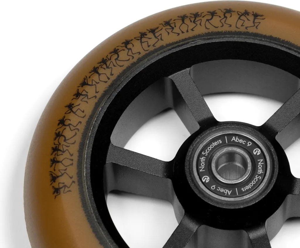 Roues North Jon Devrind Matte Black en Polyuréthane Haute Résistance - 2