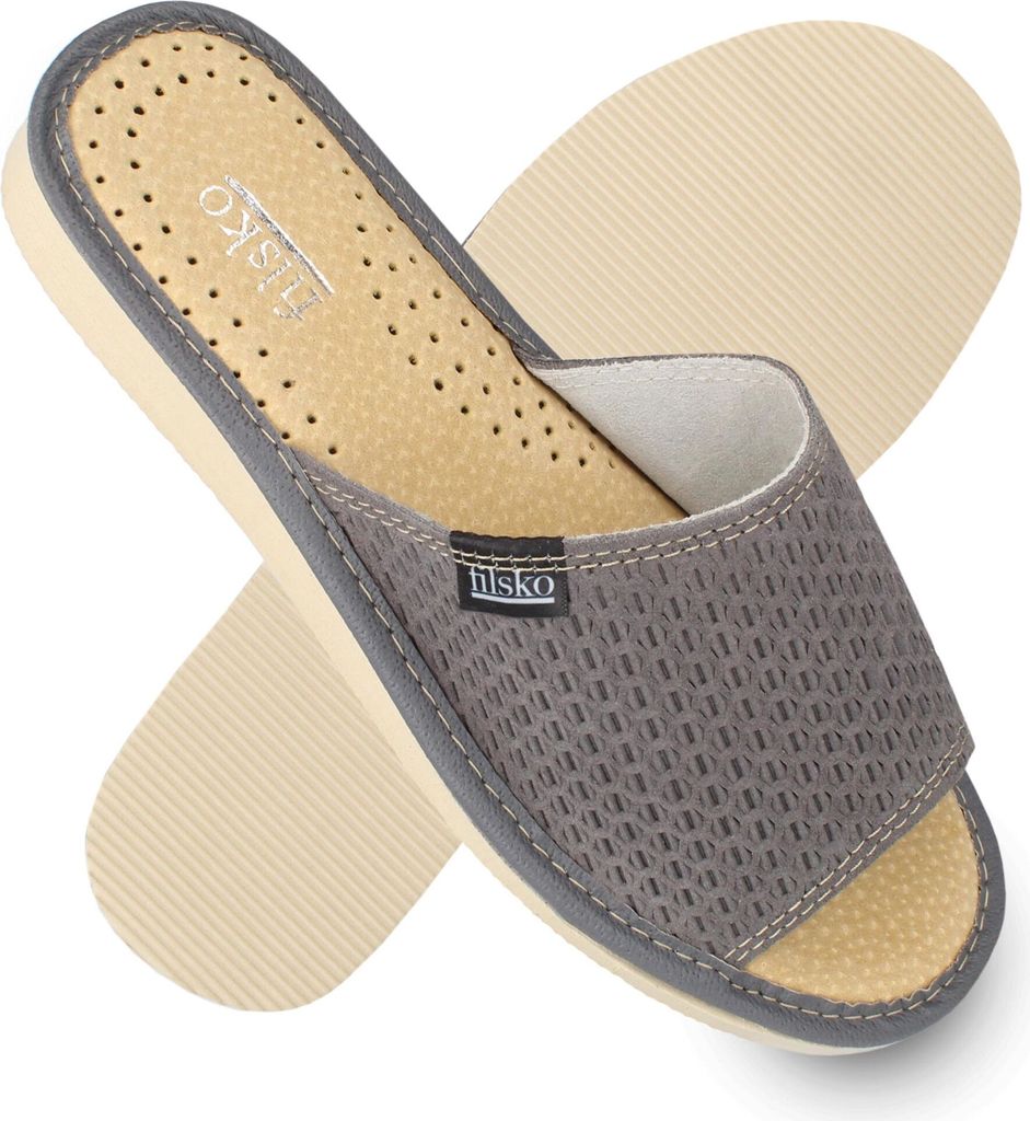 filsko® Almada Damen Pantoletten offene Hausschuhe mit Produktbild 