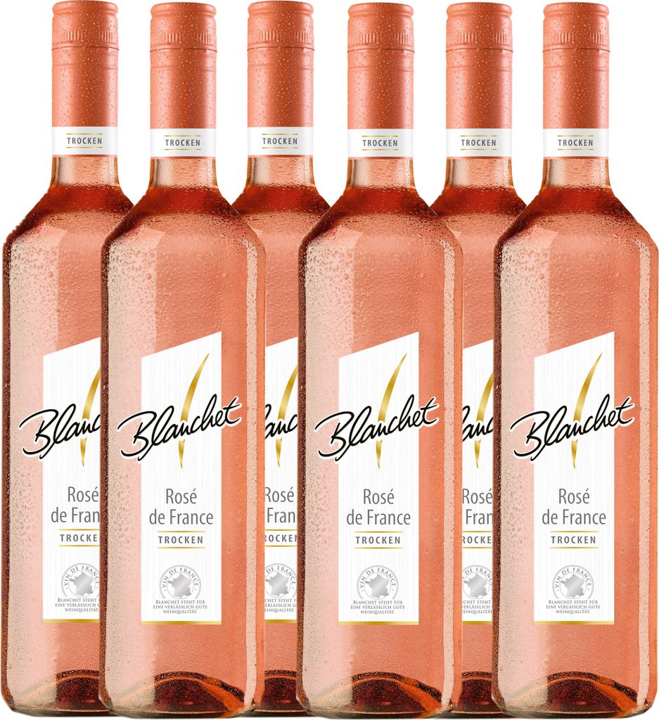Blanchet Rosé de France trocken | 12,0 % vol | 6 x 0,75 l Produktbild 