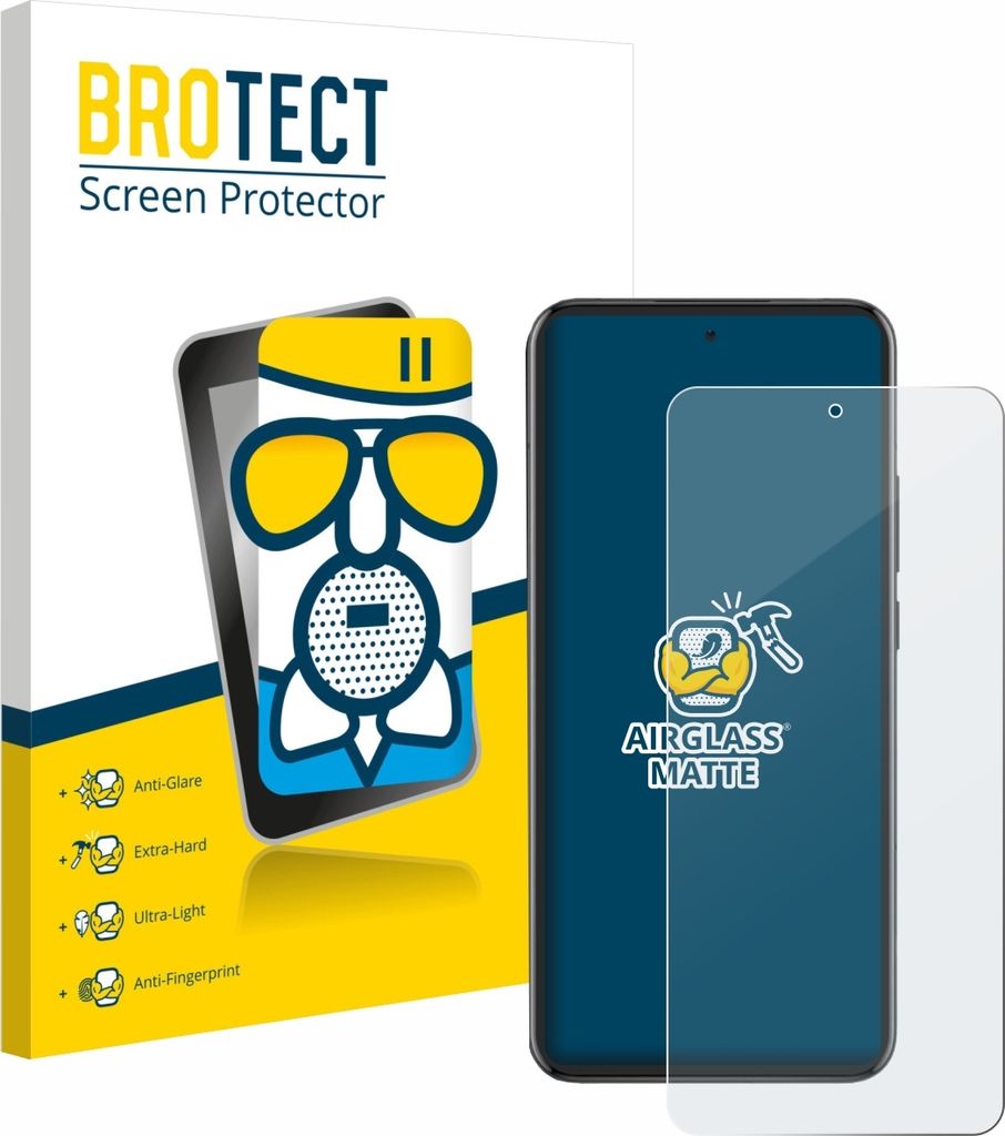 BROTECT Entspiegelungs Schutzglas für Oppo Reno 13 Pro Schutzfolie Panzer Folie Glas Display Schutz matt