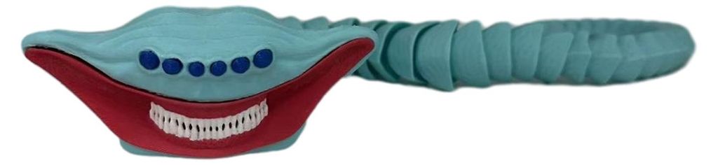 3D-gedrucktes Meerestier-Spielzeug, Horror-Meereskreatur-Figur mit beweglichen Gelenken, artikuliertes mythisches Ozeanräuber-Modell, Dekorationso...