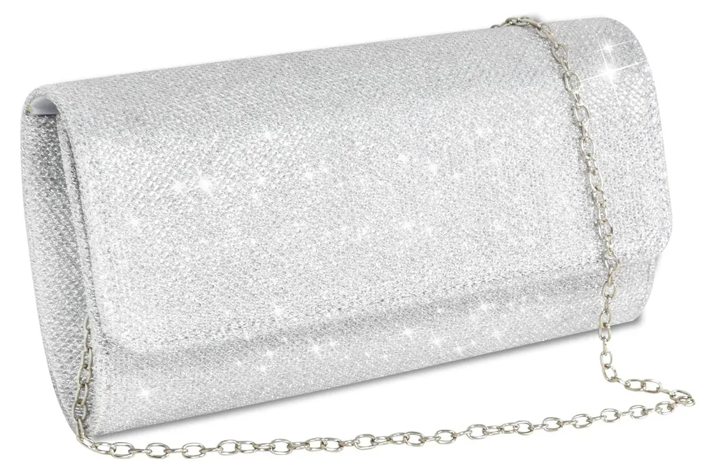 Pochette soirée argentée : fini les sacs encombrants pour vos fêtes