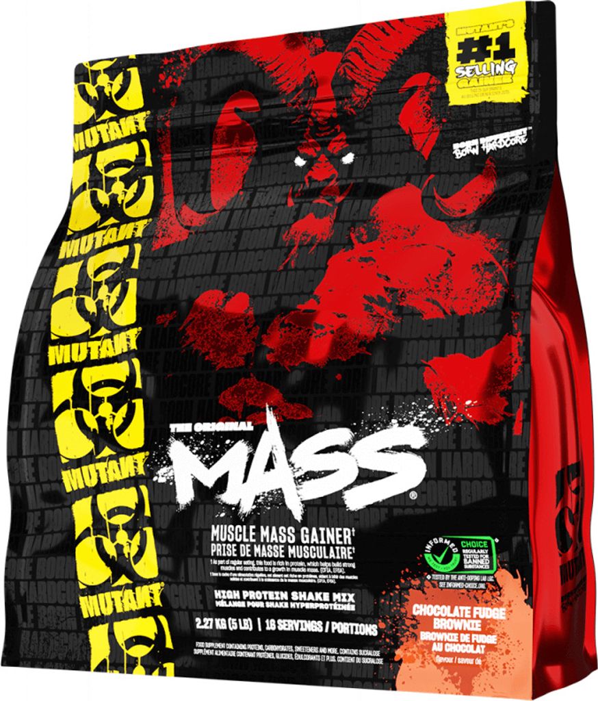 Mutant Mass Mass Gainer Pulver, Schokolade, Produktbild 
