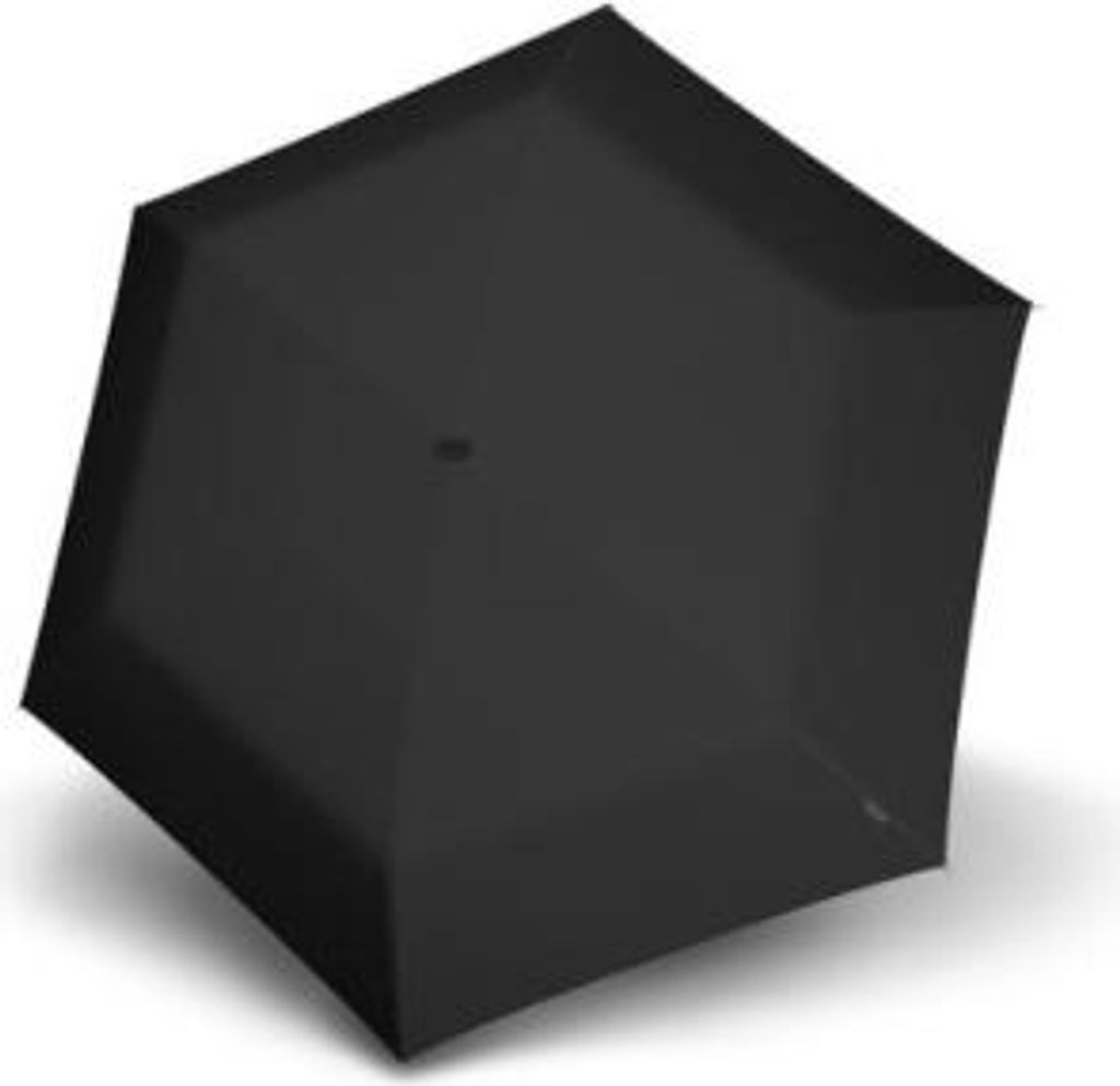 Knirps X4U Ultra Light Slim Manual Black Regenschirm