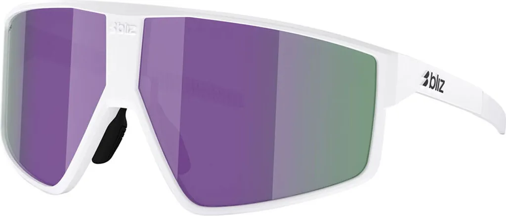 Lunettes de Cyclisme Bliz P002 Blanc et Brun Idéales pour Course et VTT