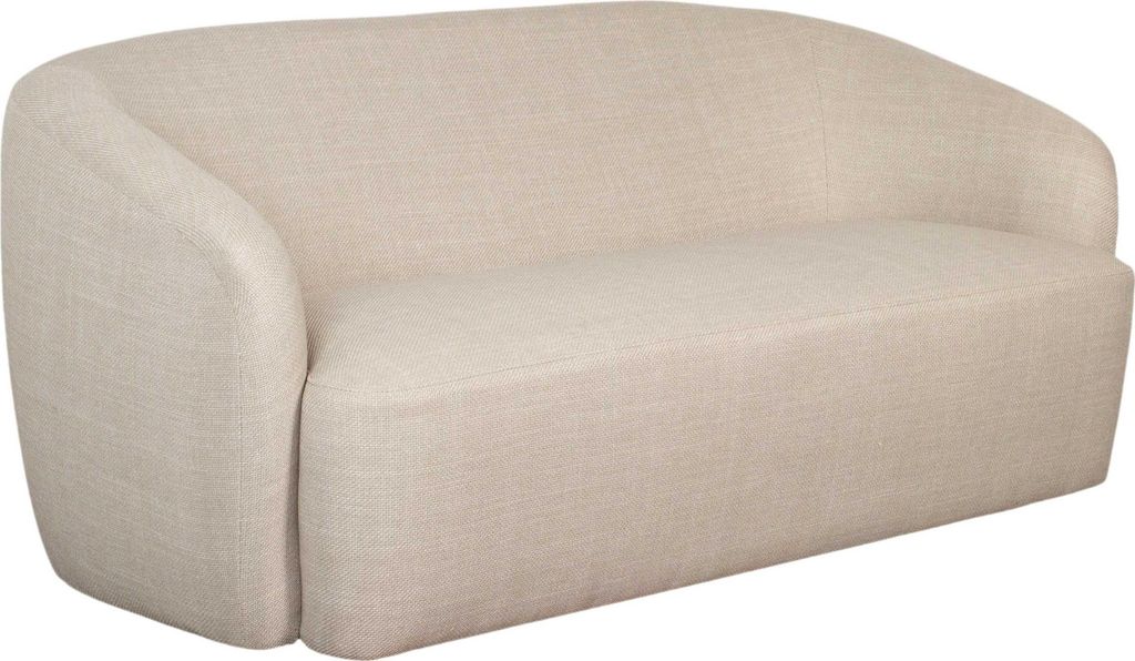 Mr. Deko Lounge Sofa Loconia 2,5-Sitzer beige aus Strukturstoff mit Armlehnen