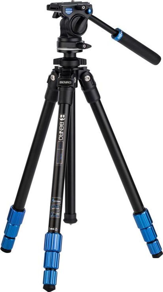 BENRO Kit Trepied Slim Vidéo + Tête S2C - TSL08AS2CSH Image du produit 