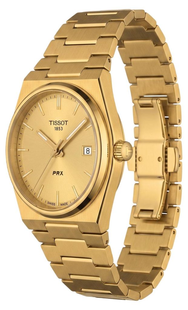 Tissot PRX 35mm Quarz Edelstahl Gold T137.210.33.021.00 Produktbild 