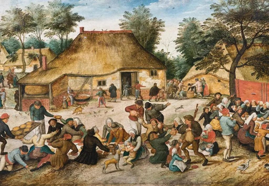 Grafika Puzzle Brueghel Le Repas de Noce 1568 1000 Teile Kunstpuzzle