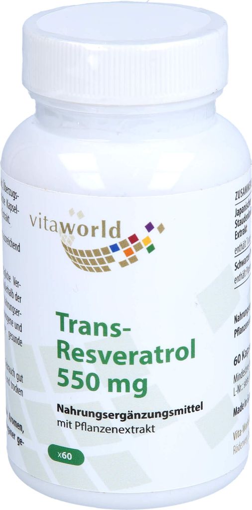Trans-Resveratrol 550 mg, 60 St KAP
