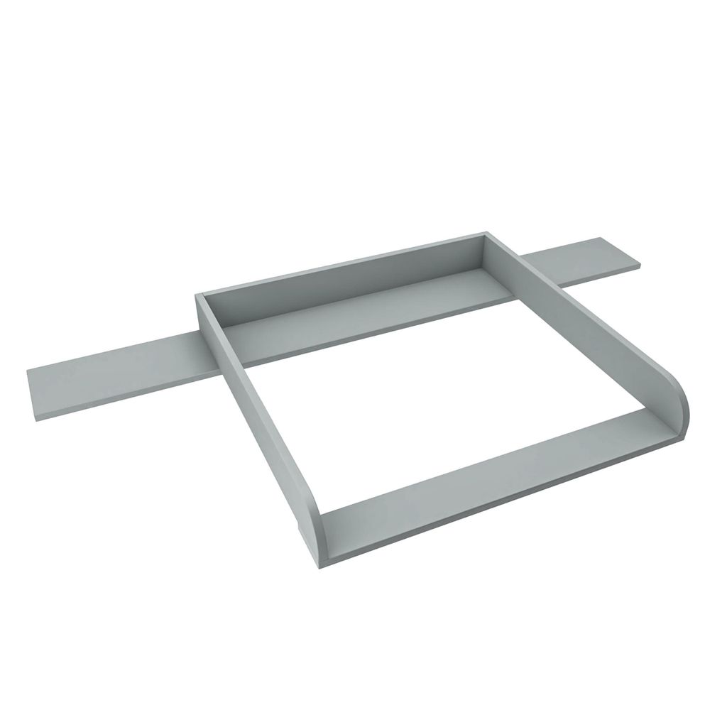 regalik Wickelaufsatz mit Platte für Hemnes von IKEA, Wickeltischaufsatz für 50x160 cm Kommoden, Abnehmbar Wickelkommode aufsatz, Abgerundeten Fr...
