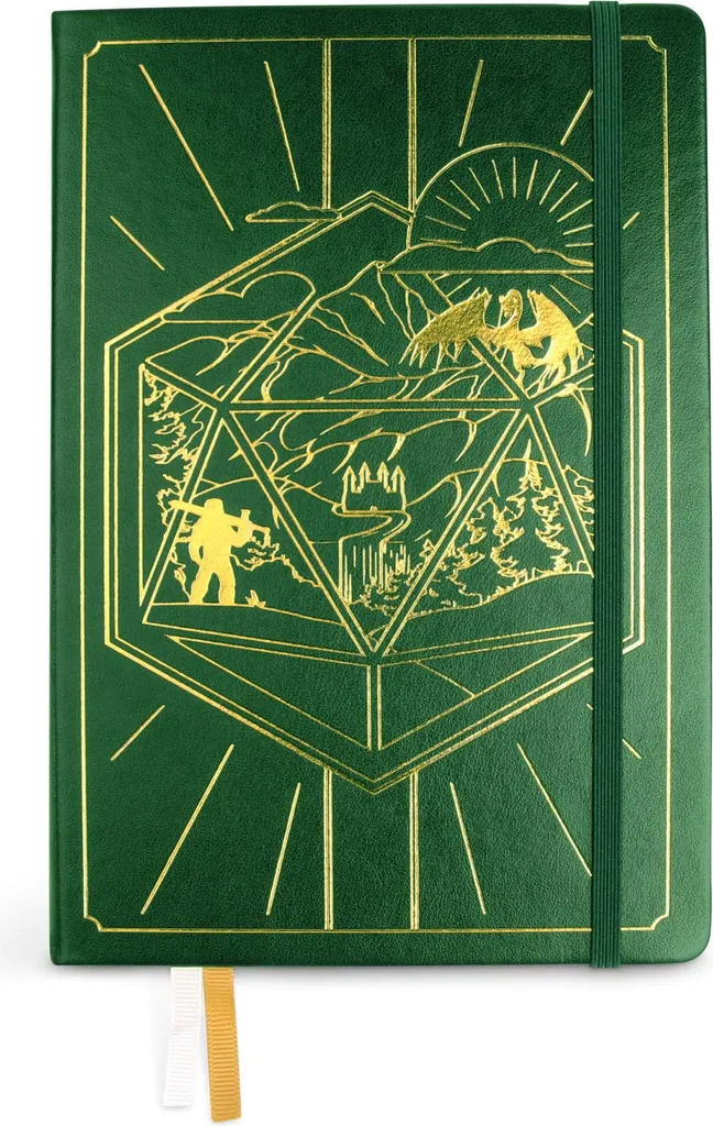 Diario del Giocatore Glassstaff Verde 5e | Accessori GDR Professionali