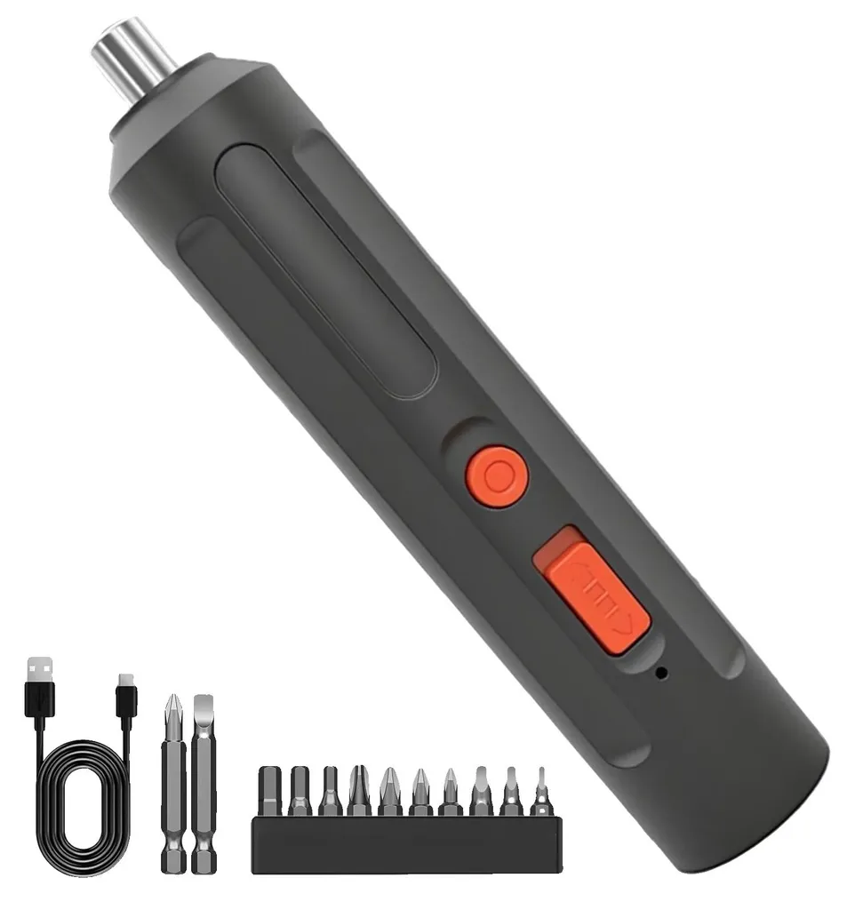 Fini la fatigue avec ce tournevis sans fil lithium 900 mAh + 12 embouts