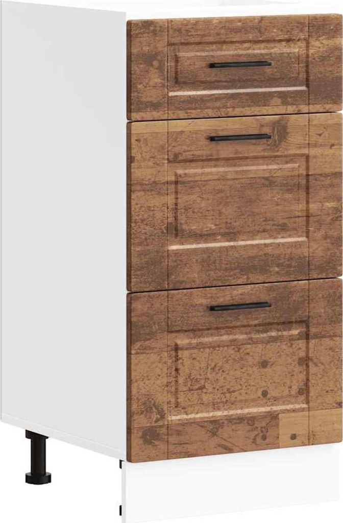 "im Sonderangebot"Hängeschrank/Küchen-Unterschrank - elegantes Design - Küchenmöbel/Buffetschrank - Porto Altholz-Optik Holzwerkstoff - Küchen...