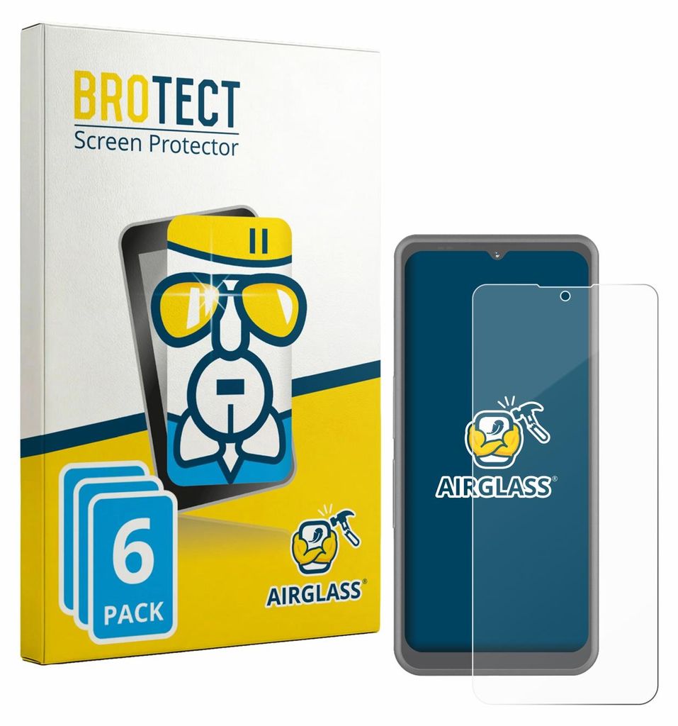 6x BROTECT Schutzglas für Sonim XP Pro Thermal Schutzfolie Panzer Folie Glas Display Schutz klar