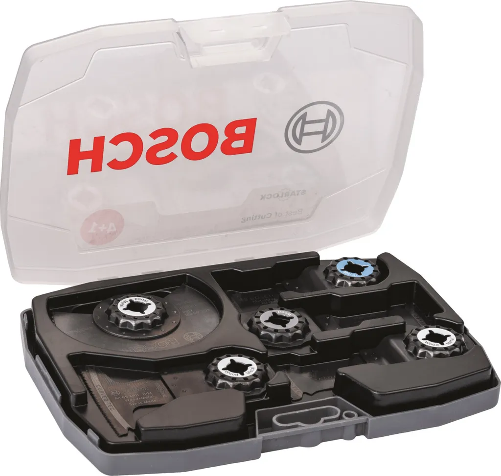 Bosch 2608664131 Starlock Set 5 Lame Multitool Professionale Taglio Legno Metallo - 18