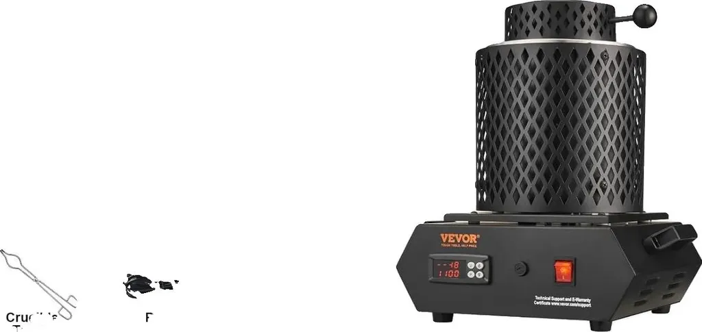 Four de fusion à haute efficacité 1350W, régulation thermique PID