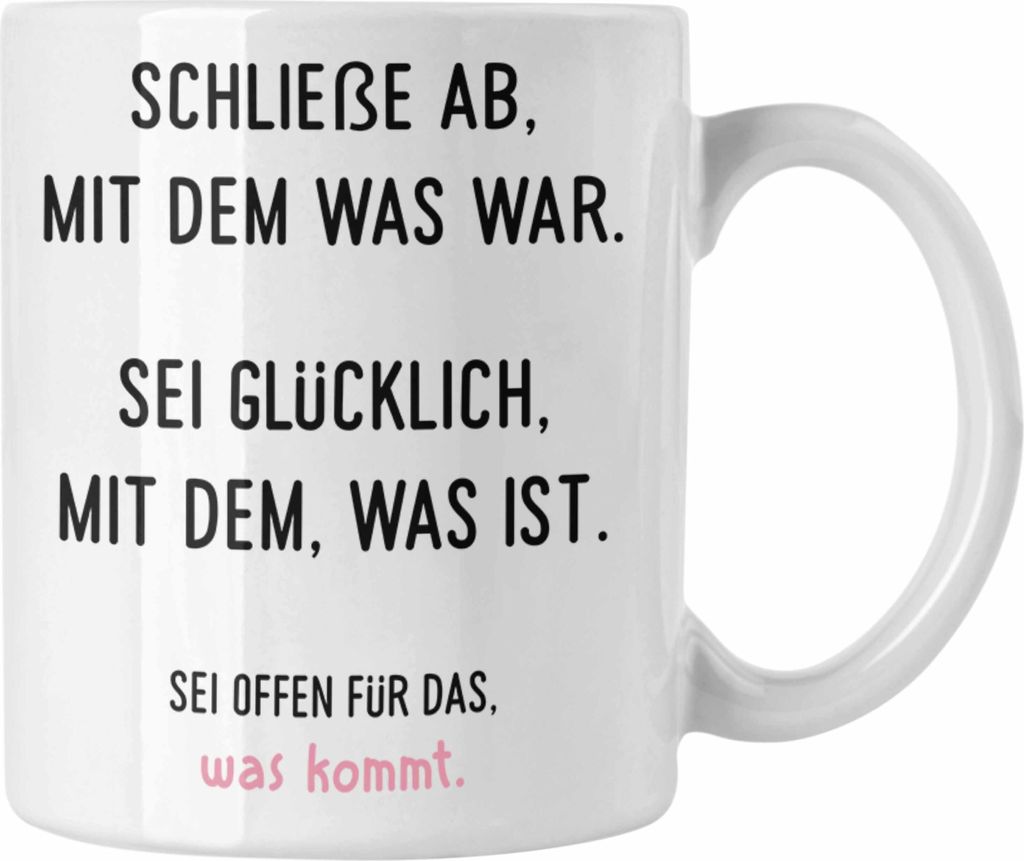 Trendation - Jobwechsel Geschenk Kollegin Tasse Neuer Job Abschiedsgeschenk Spruch (Weiß)